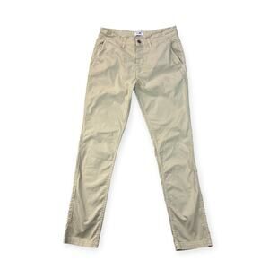 NN07 No Nationality Marco Tessuti Pordenone Khaki Slim Tapered Chino Pants 32x32
